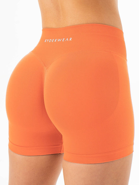 Boost Seamless Shorts - Papaya