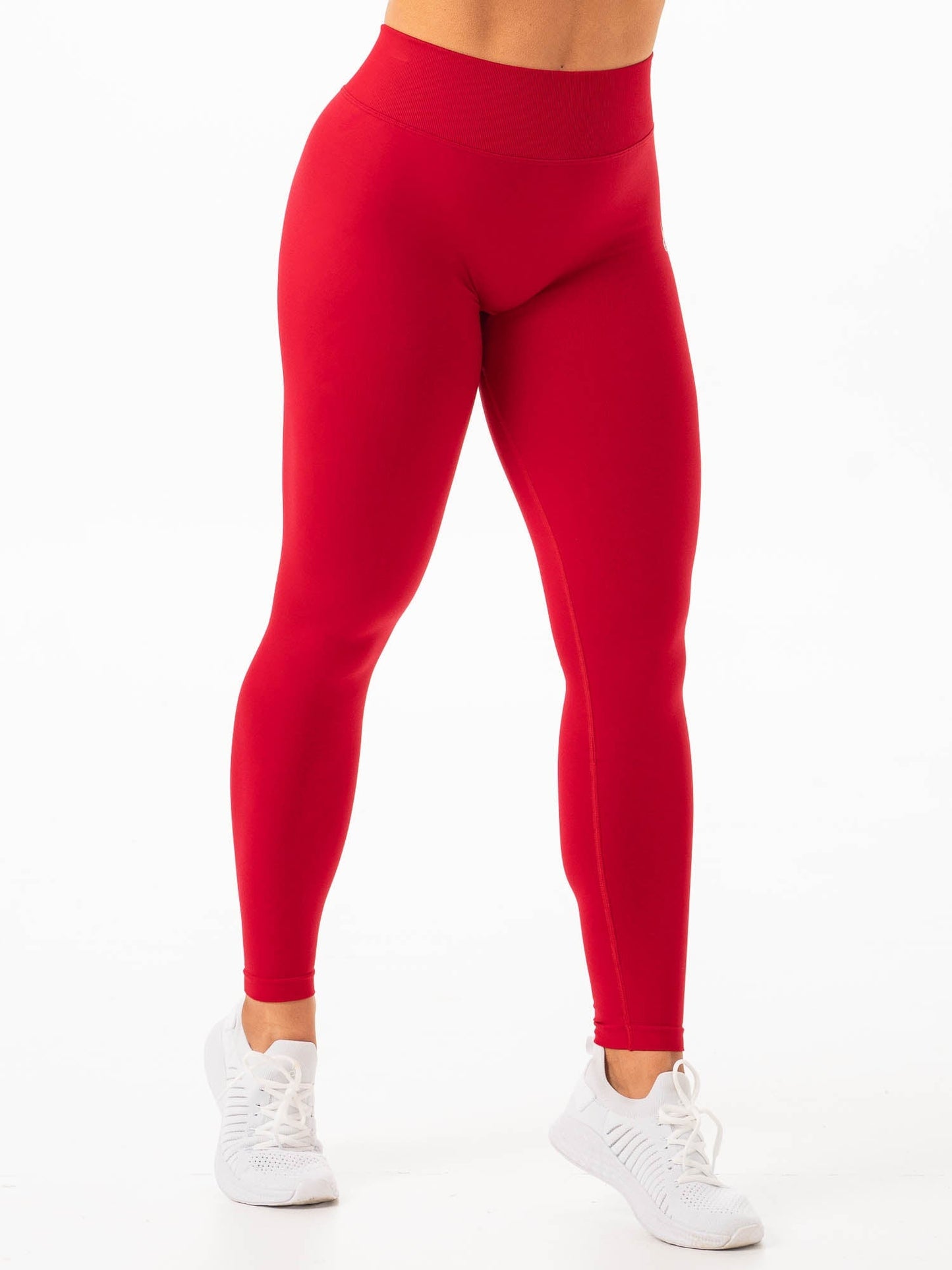 Boost V Back Leggings - Cherry