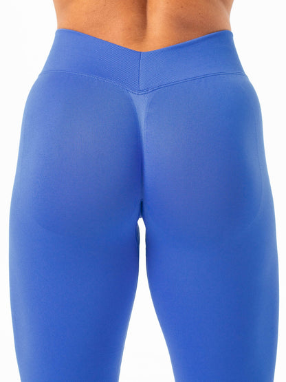 Boost V Back Leggings - Electric Blue
