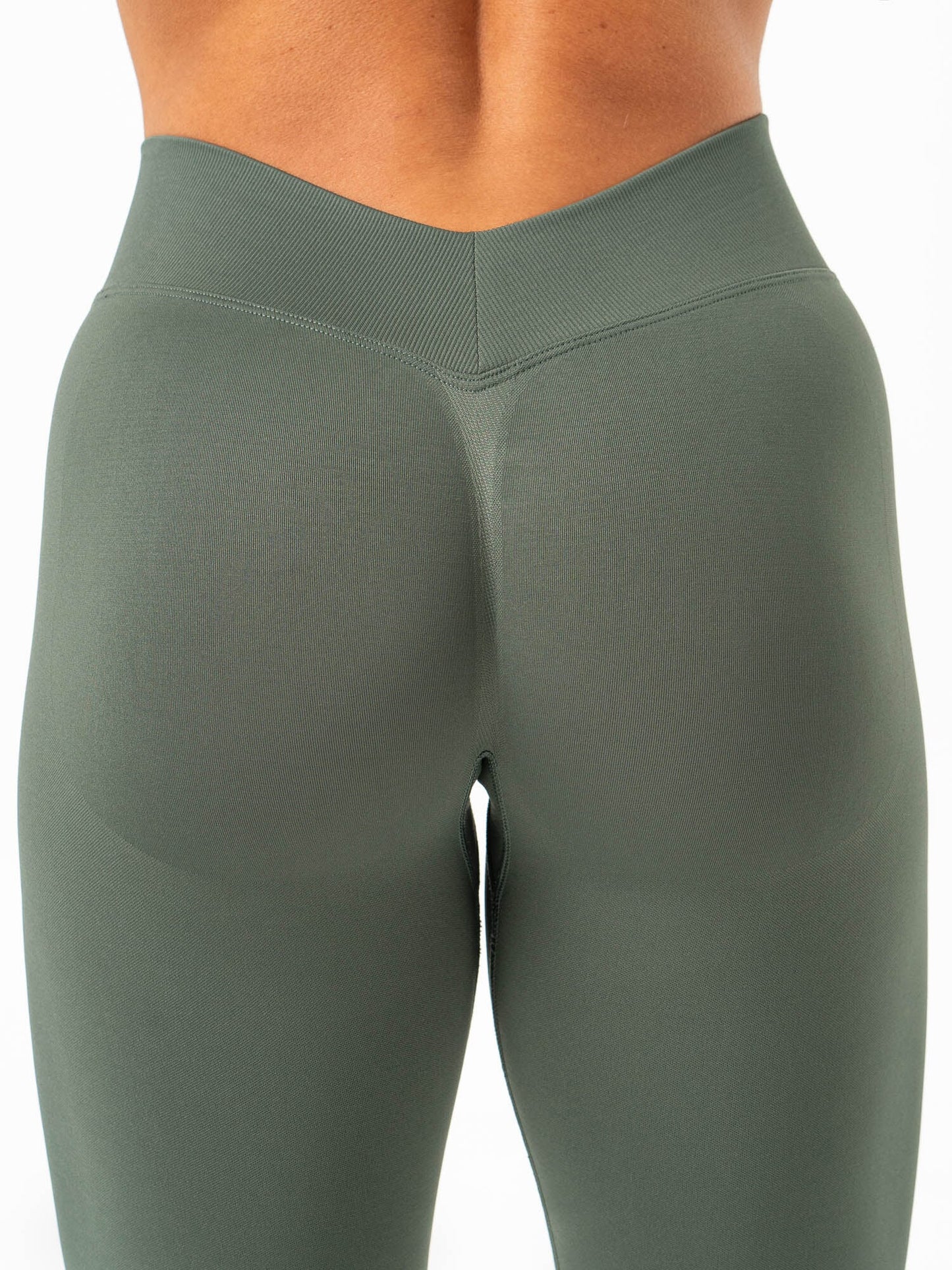 Boost V Back Leggings - Moss