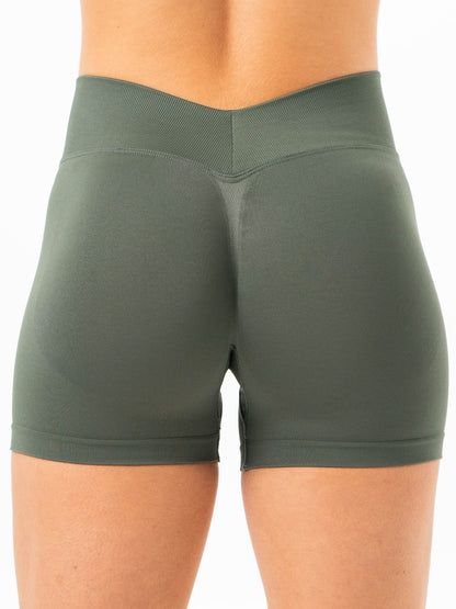 Boost V Back Shorts - Moss