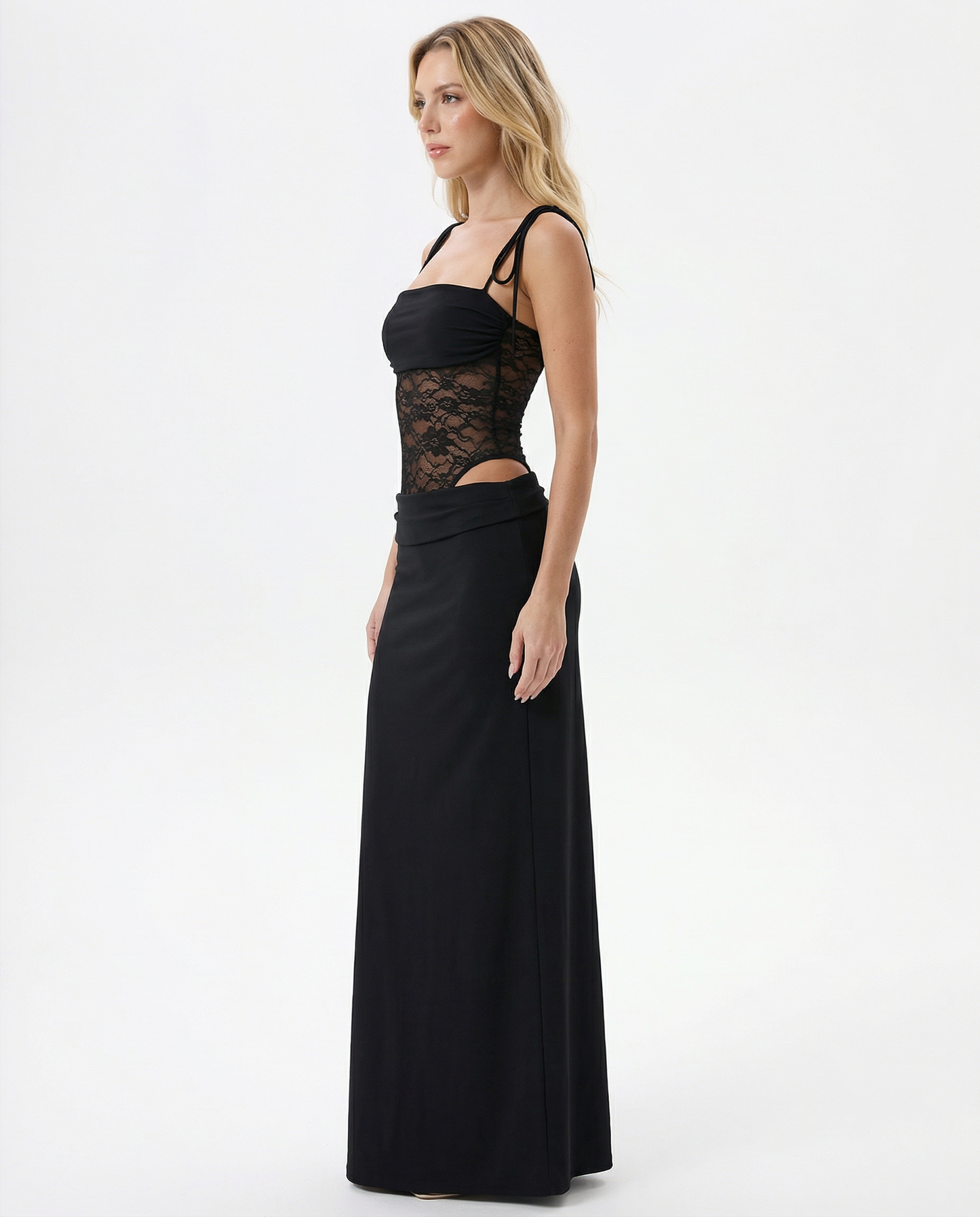ARIA | Lace Panel Maxi