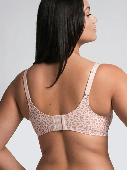 Ryzon wireless seamless push-up bra with a deep V-neck