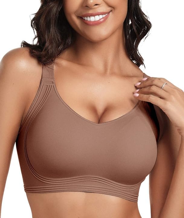 Seamless Full Coverage Push Up No Underwire Bras