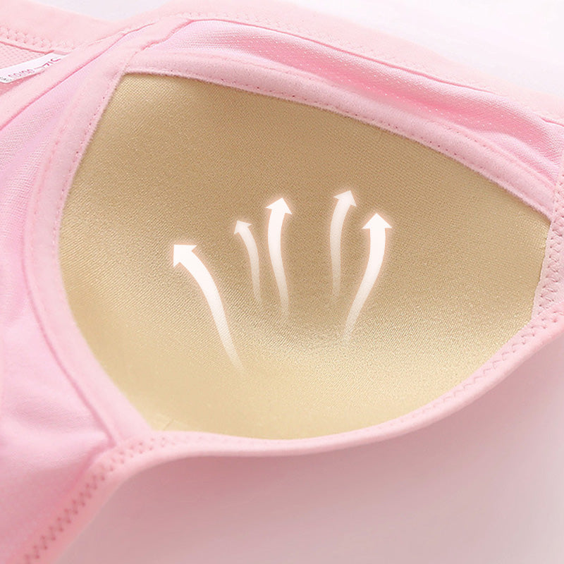 Front-closure breathable skin-friendly cotton bra Buy 1 Get 1 Free
